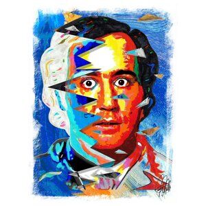 Andy Kaufman Taxi Comedy Man on the Moon Poster Print Wall Art 18x24